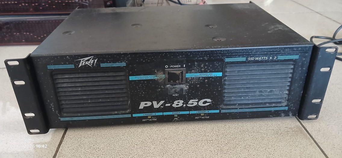 Dokumentasi Perbaikan Power Amplifier (Peavey PV-8.5C)